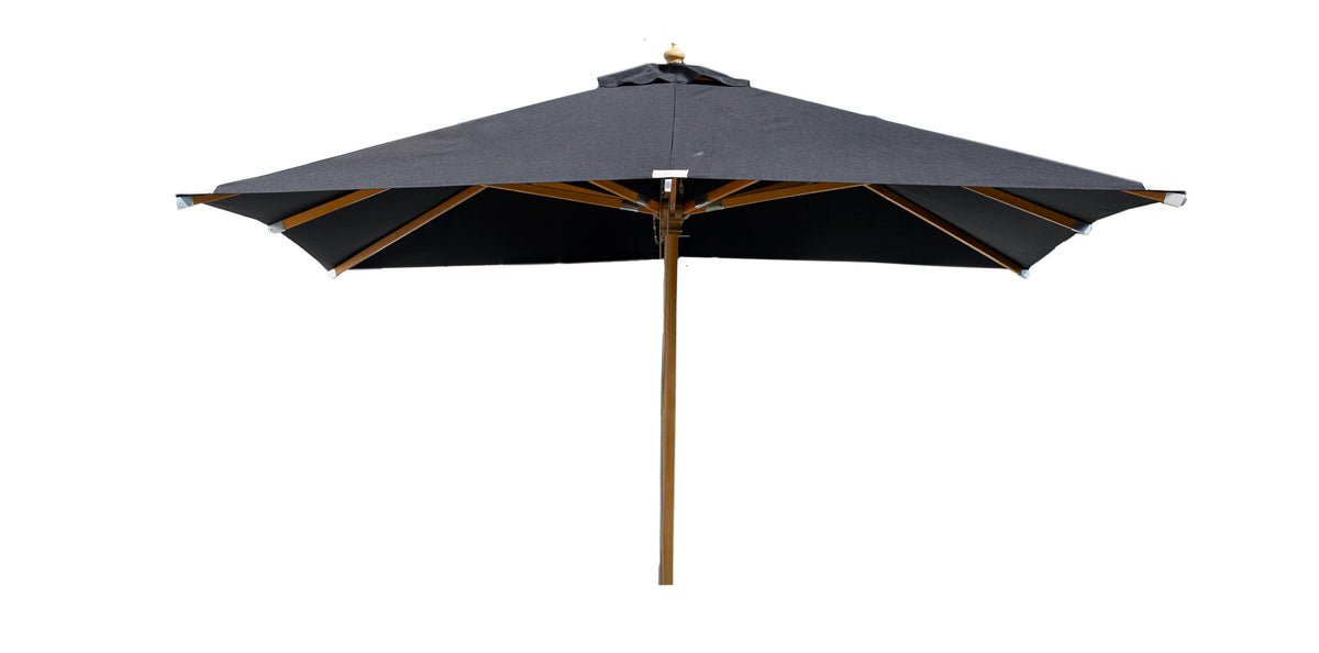 Sunshade Narula – Ø300 cm in black square shape