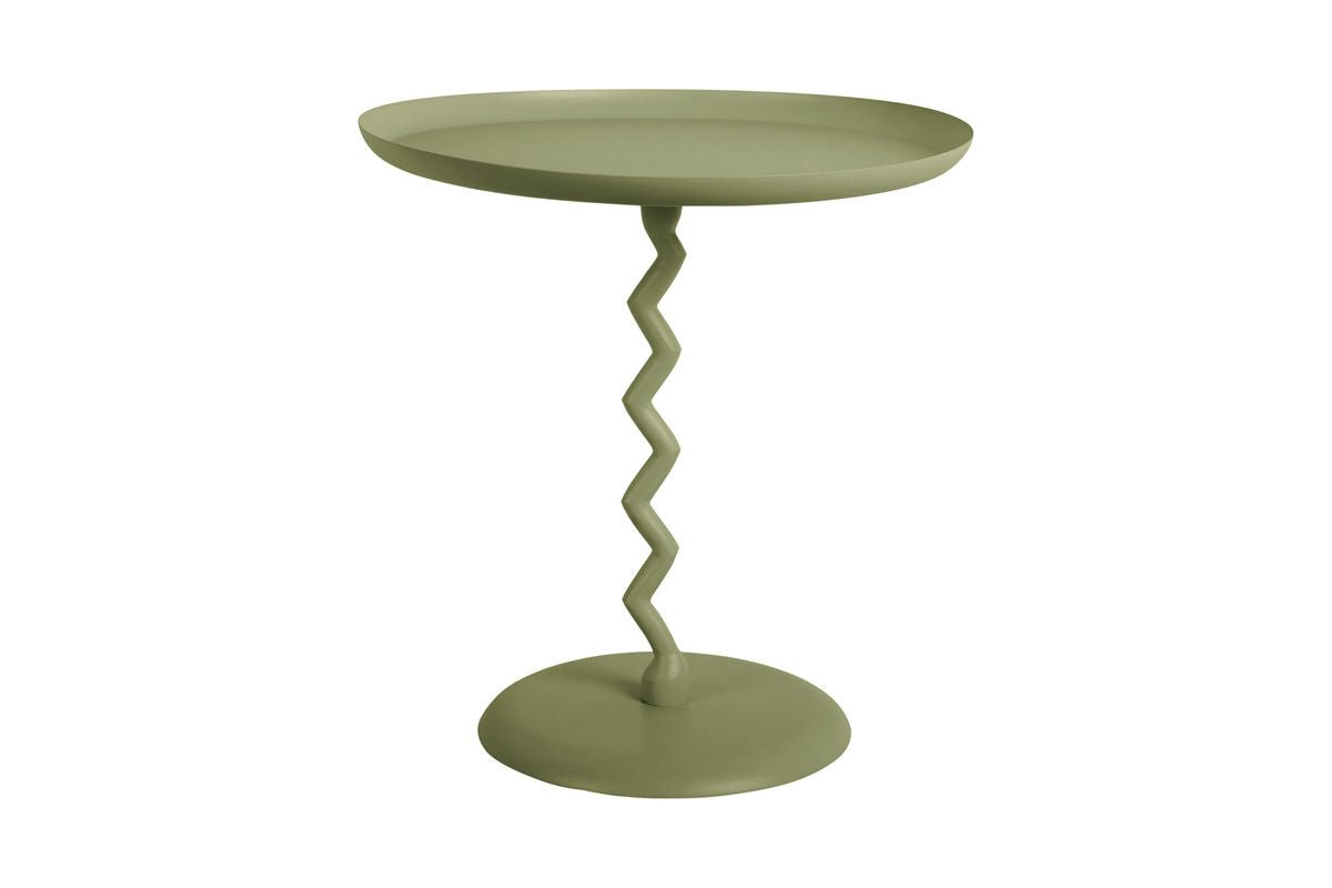 Side Table Bandicoot – made of Iron and Corkscrew Column