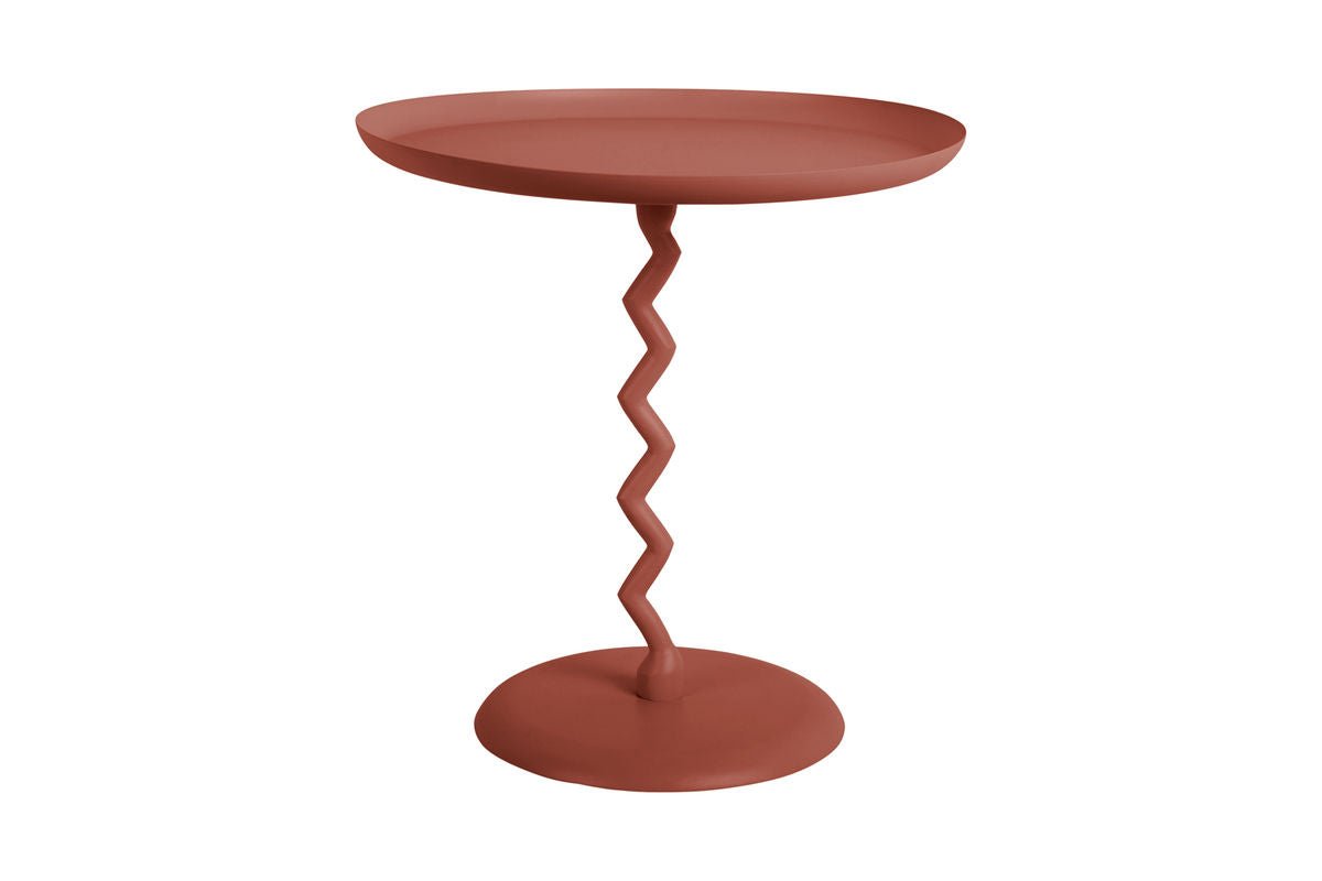 Side Table Bandicoot – made of Iron and Corkscrew Column