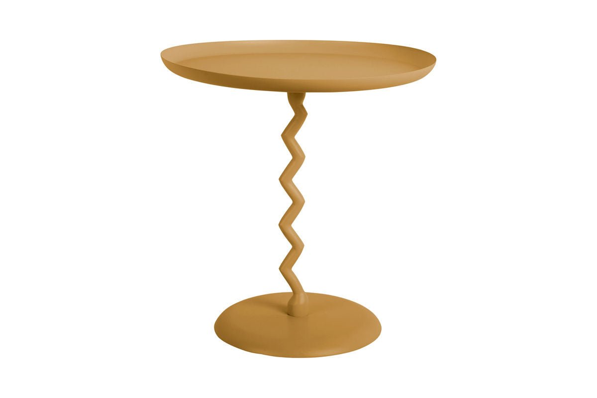 Side Table Bandicoot – made of Iron and Corkscrew Column