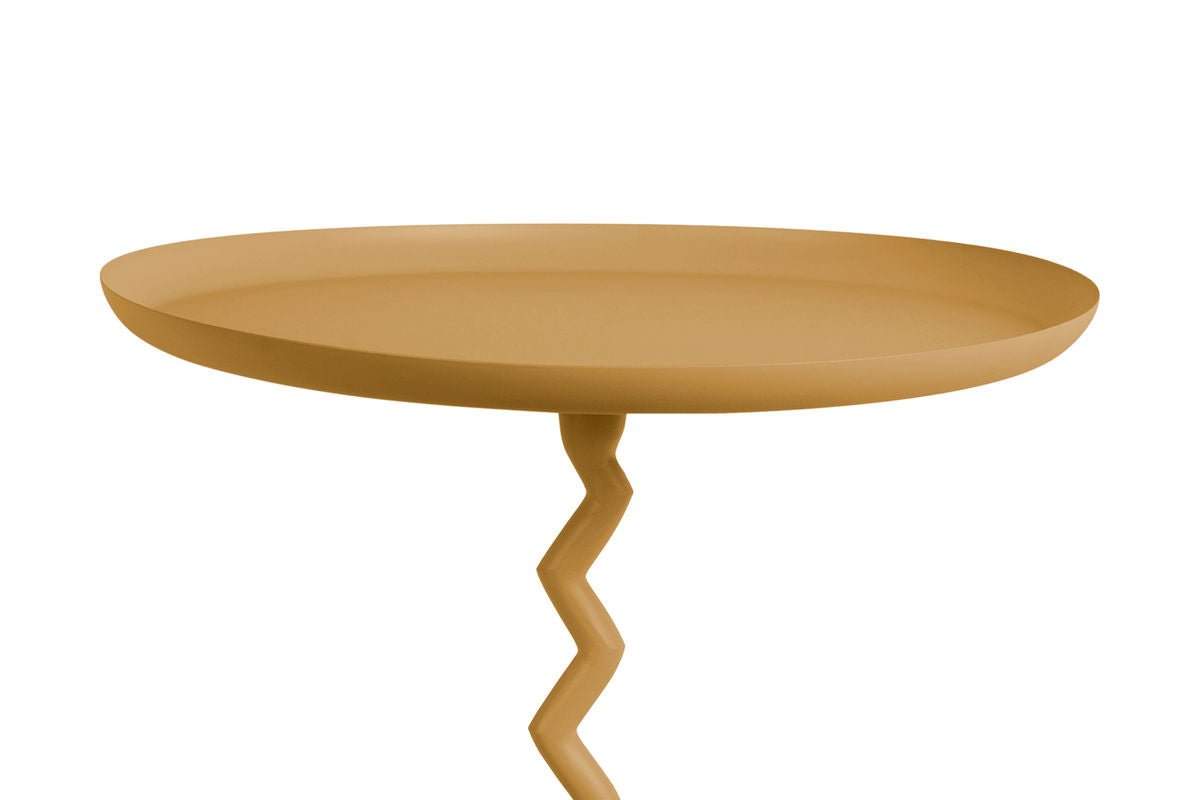 Side Table Bandicoot – made of Iron and Corkscrew Column