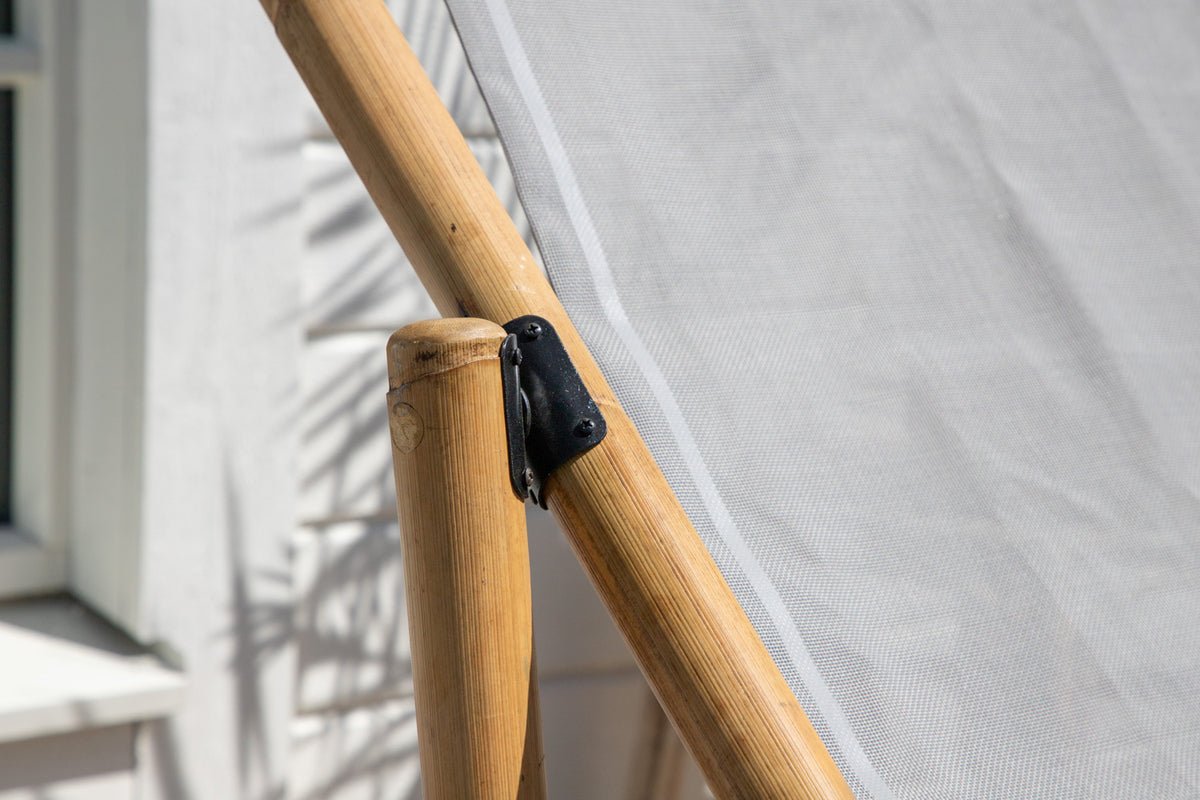 Garden Sun Lounger Coco - made of Rattan and Textilene in Natural Look