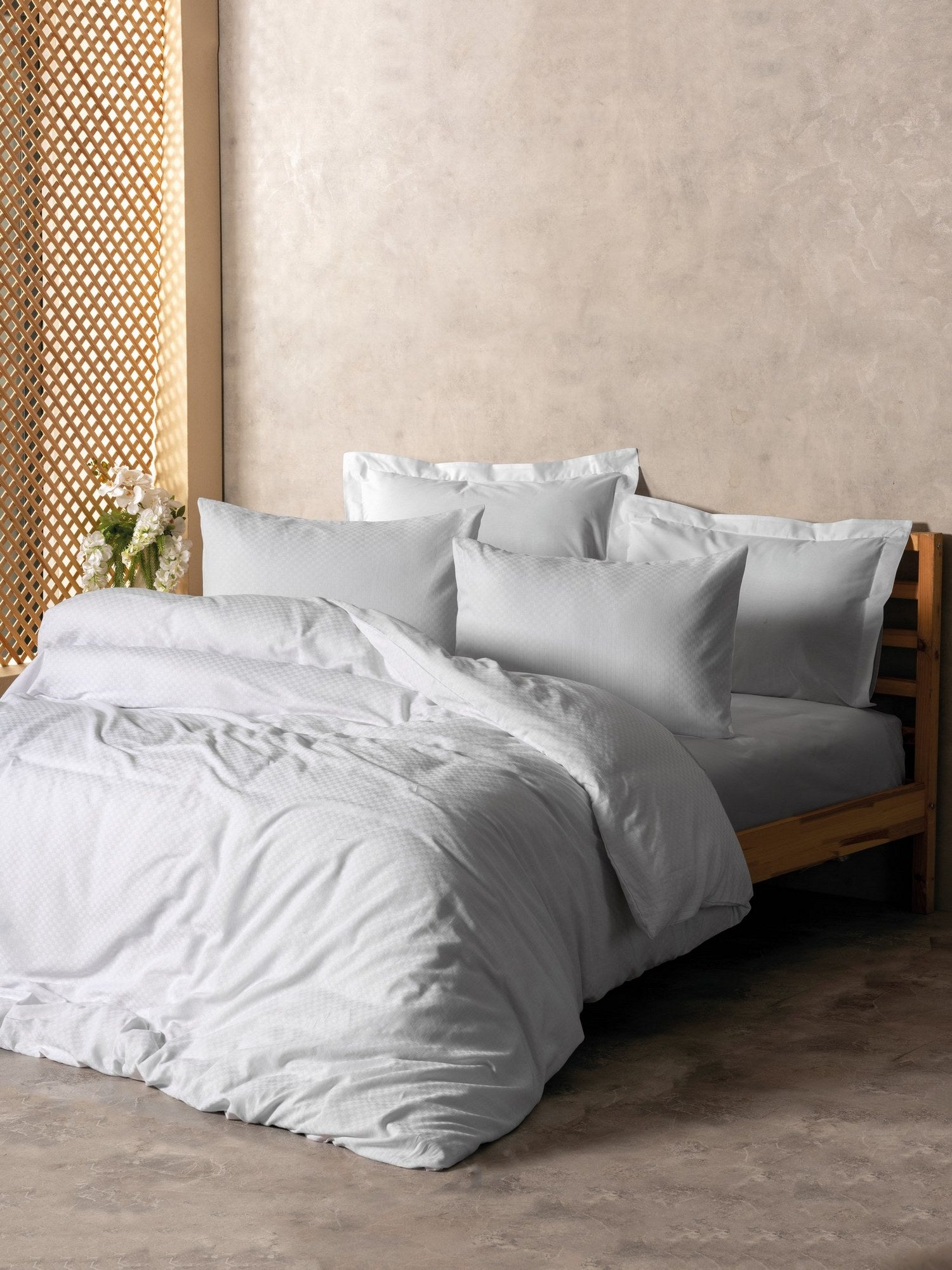 Bedding Set White – 100% Cotton Ranforce