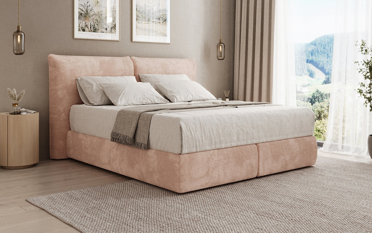 Boxspringbett Pillo in Cord