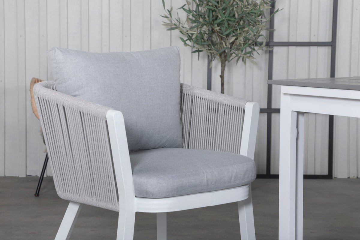 2-piece set - Garden chair Myria made of metal/polyester