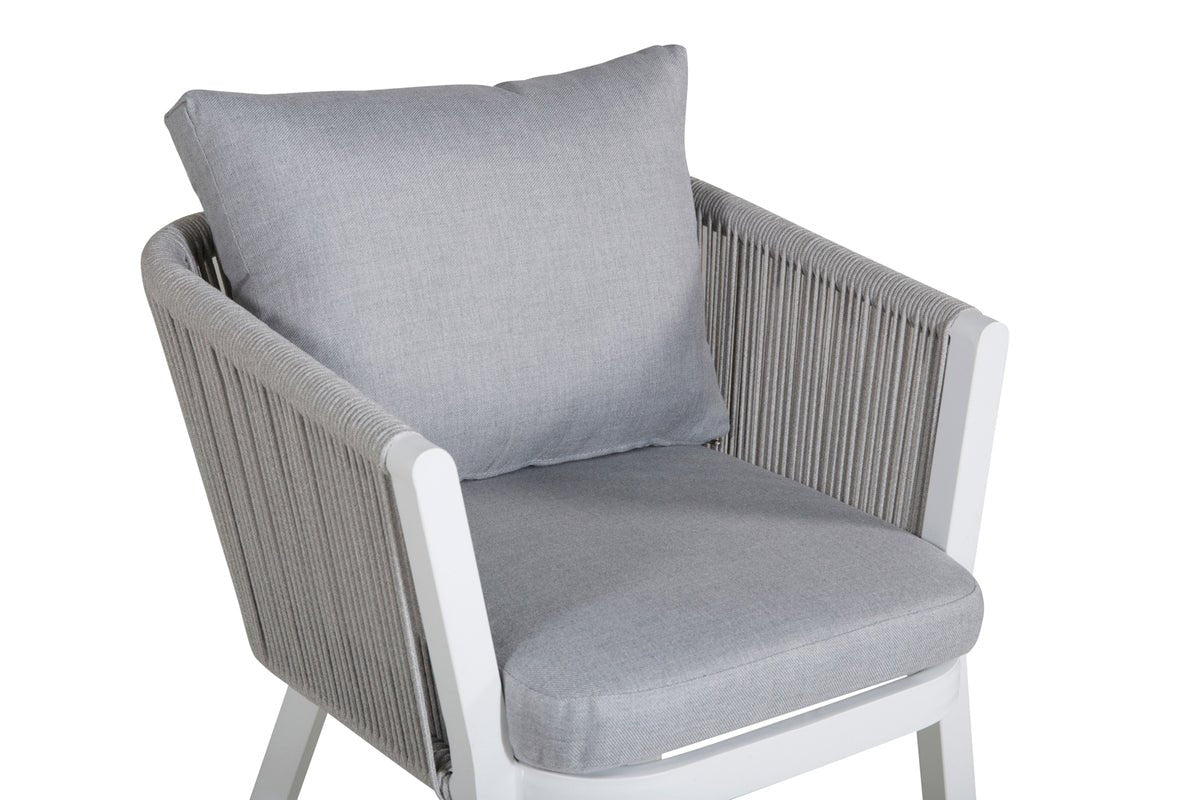 2-piece set - Garden chair Myria made of metal/polyester
