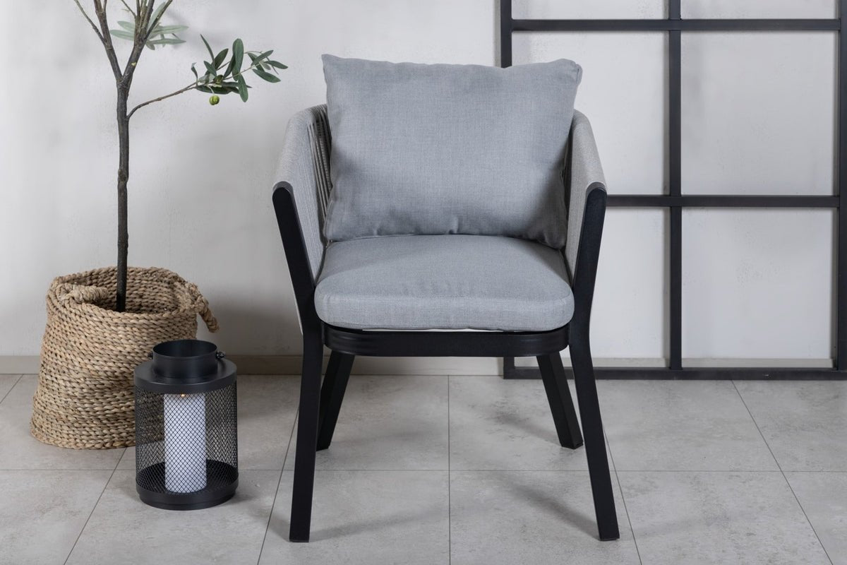 2-piece set - Garden chair Myria made of metal/polyester