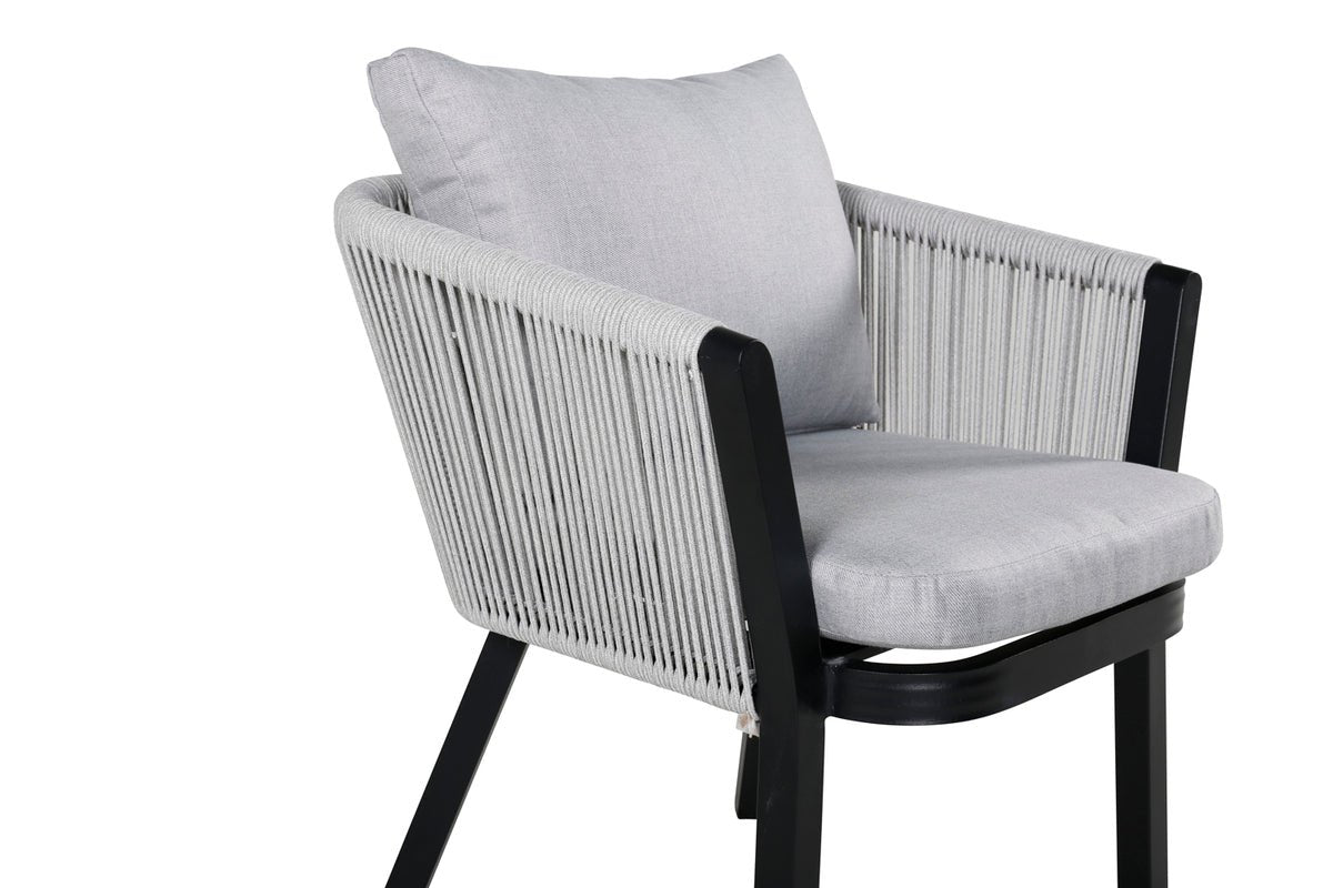 2-piece set - Garden chair Myria made of metal/polyester