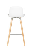 Barhocker Albert Kuip 2er-Set – aus Polypropylen-Kunststoff in Weiß
