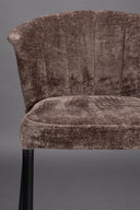 Barhocker Georgia Purple 2er-Set – aus Chenille in Lila