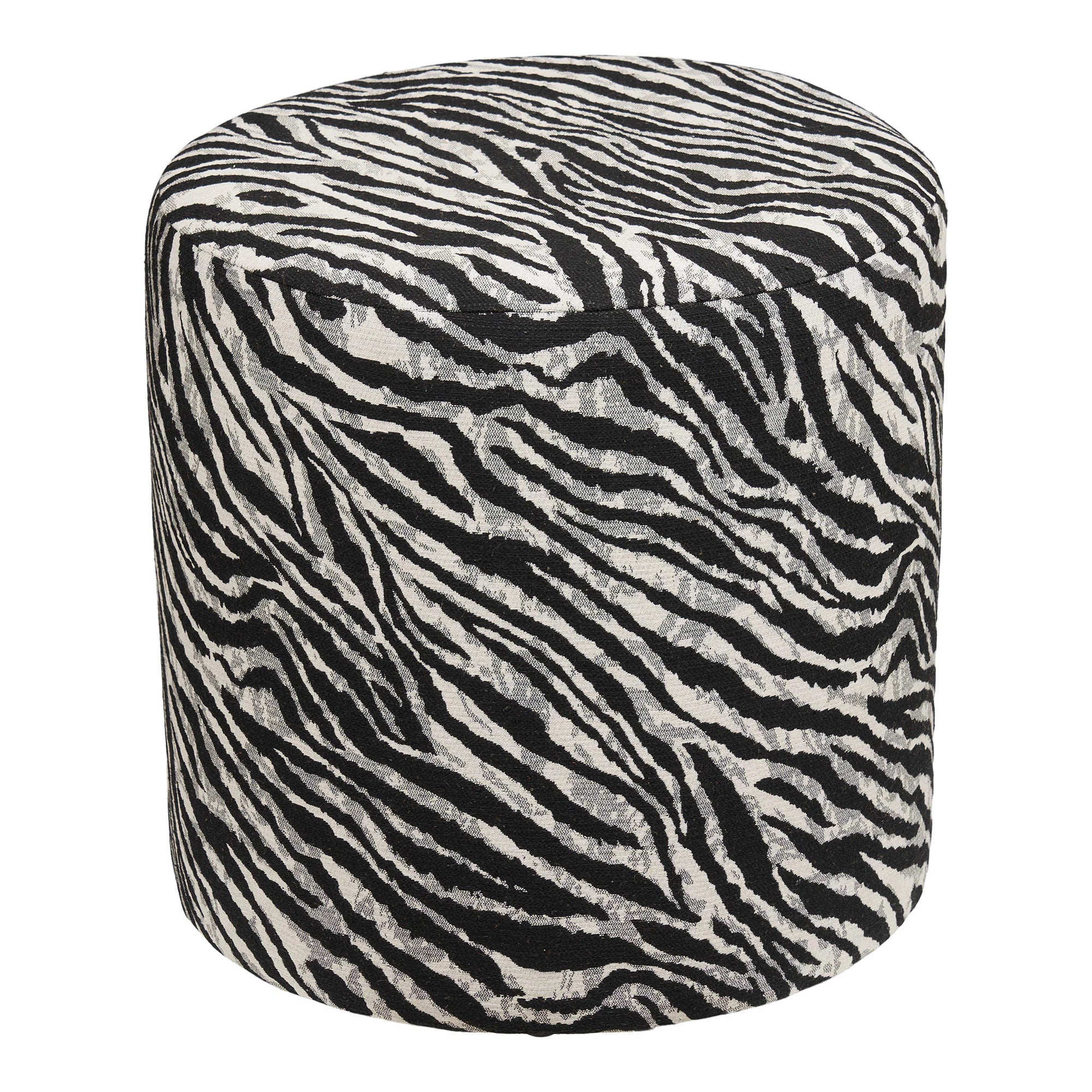 Kim side stool - in zebra look