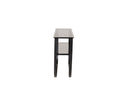 Side table Velo – modern design with glass top