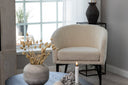Armchair Comfy - with teddy fur optionally in Black or White
