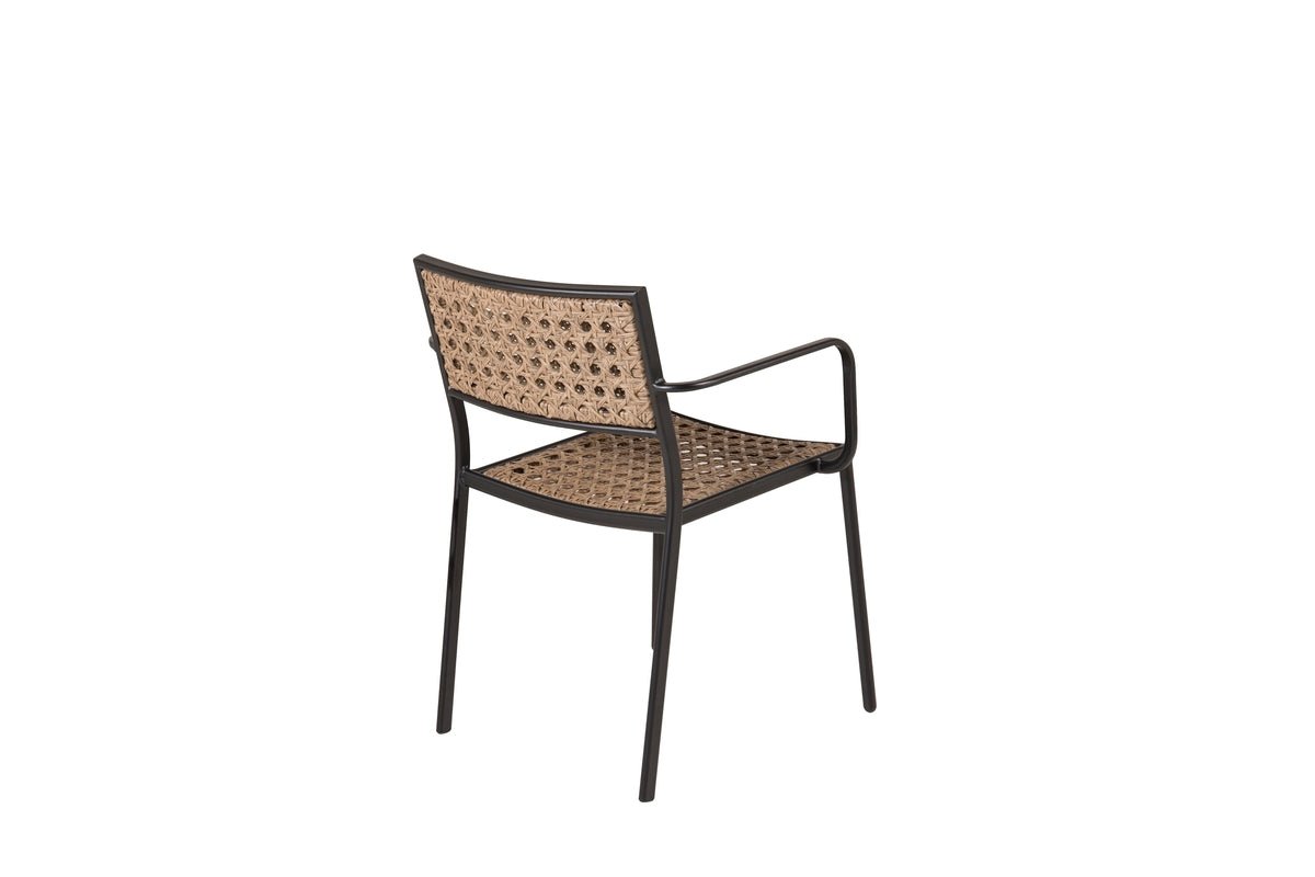4er Set - Gartenstuhl Marave aus Rattan inkl. Kissen