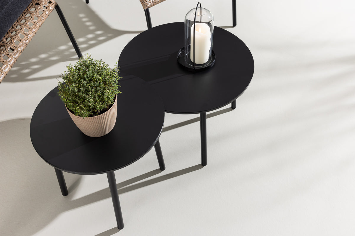 Lounge set Marocco - Backrests and seat surfaces made of natural rattan