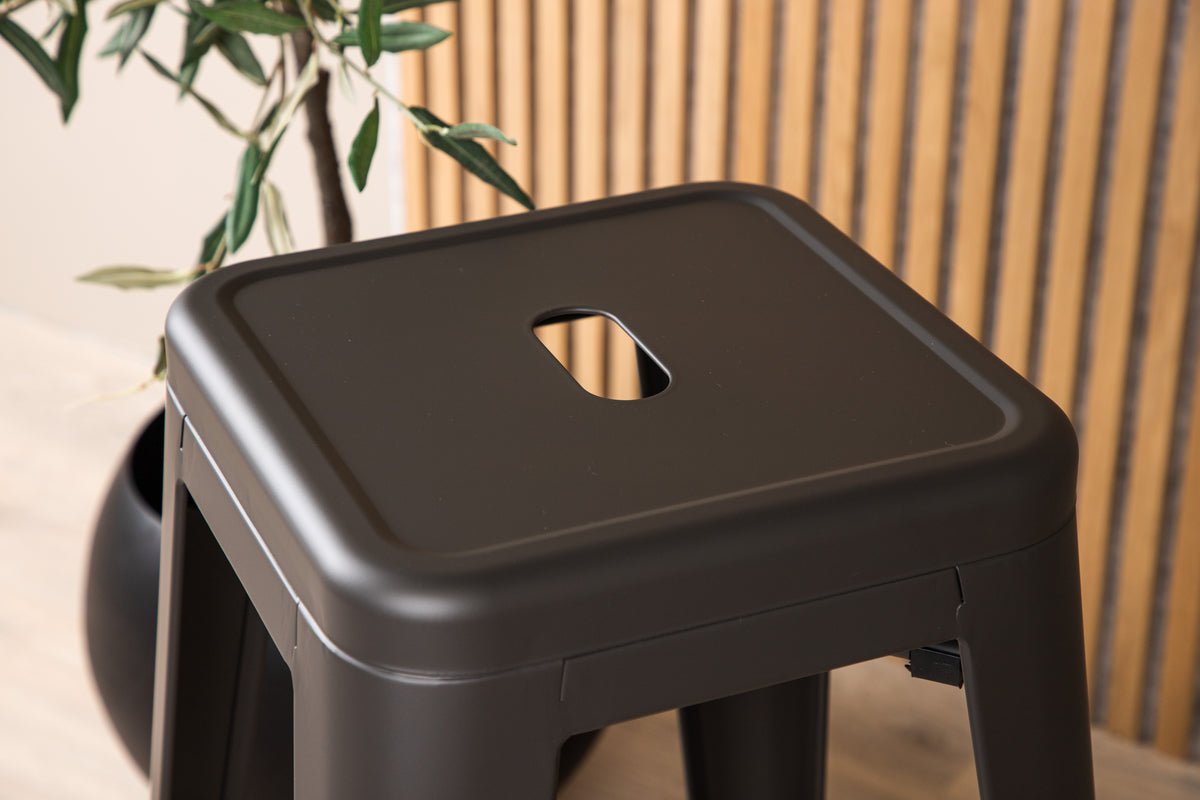 4er Set - Barhocker Inzersdorf - Robust aus Stahl in 2 Farben