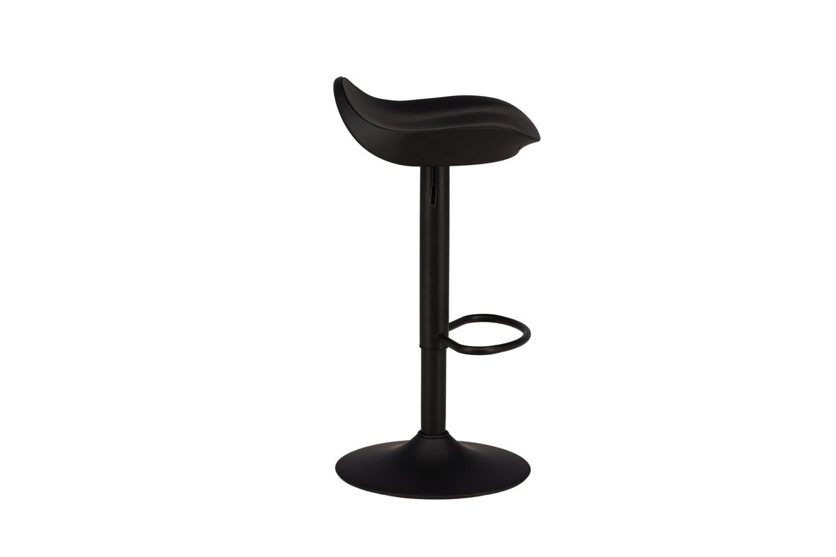 2-piece set - Bar stool Adoro in Black made of metal