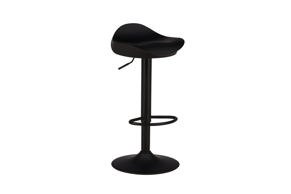 2-piece set - Bar stool Adoro in Black made of metal