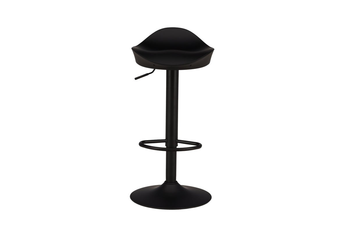 2-piece set - Bar stool Adoro in Black made of metal