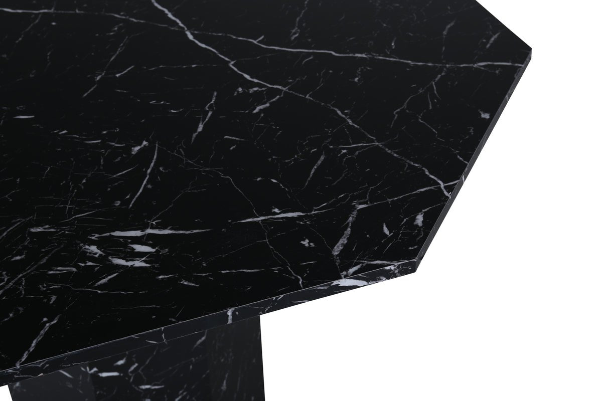 Dining table Orani - rests on a robust frame that combines stability and design