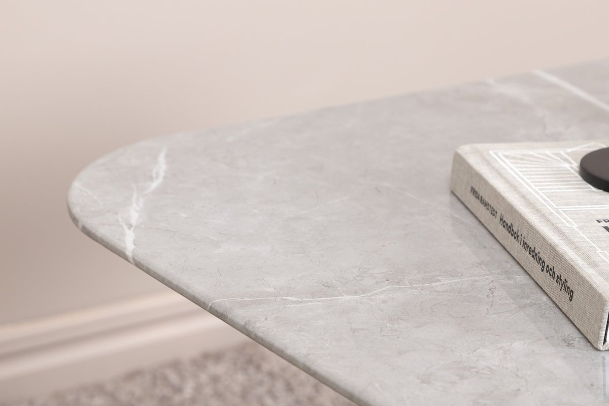 Coffee table Tango - with tabletop made of marble glass