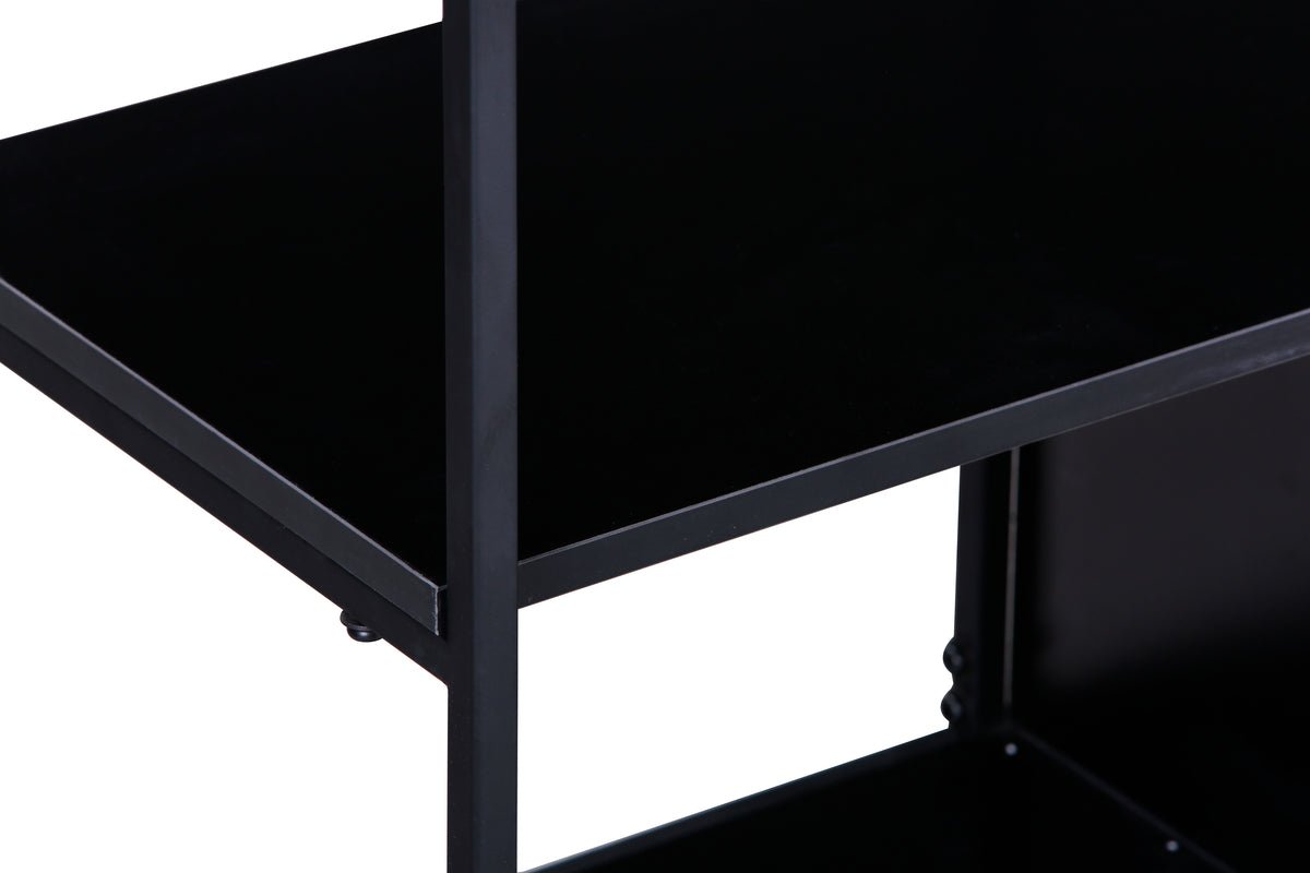 Regal Ravello – 150 cm, Black, Modern Industrial Skandi