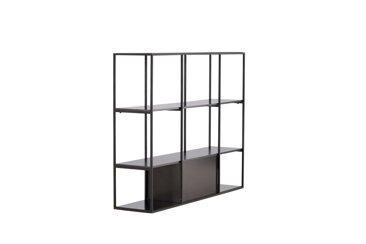 Regal Ravello – 150 cm, Black, Modern Industrial Skandi