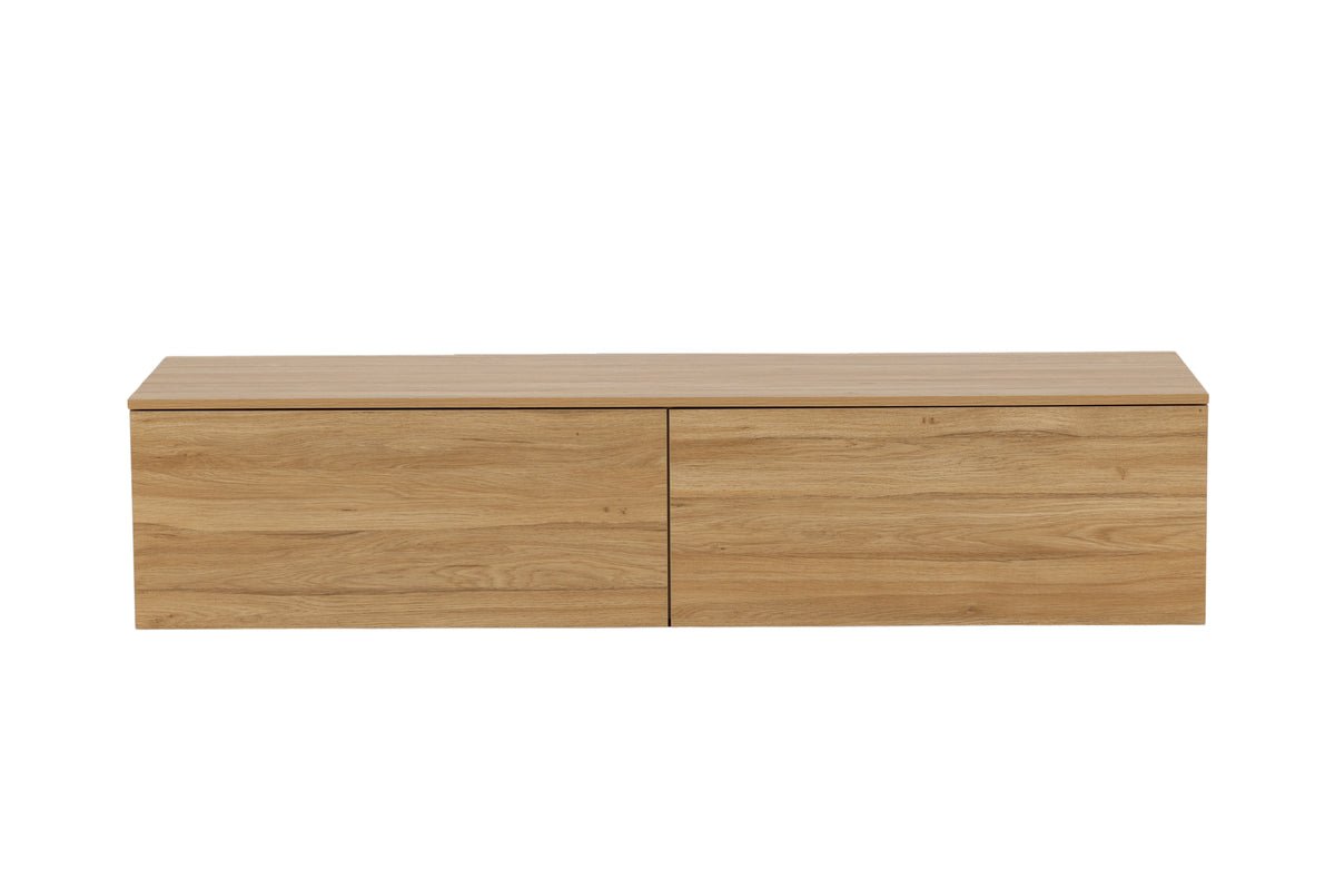 TV lowboard Valborg – walnut veneer in natural look