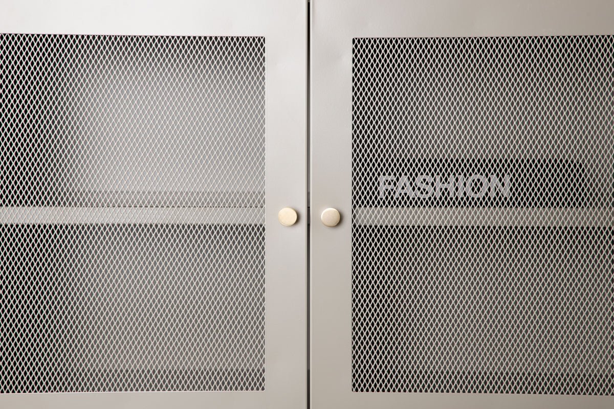 Kommode Marilo – Beige, Industrial-Modern mit Loft-Charme