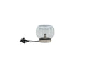 Table lamp Olivin – With an elegant smoky black lampshade