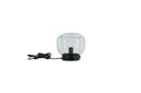 Table lamp Olivin – With an elegant smoky black lampshade