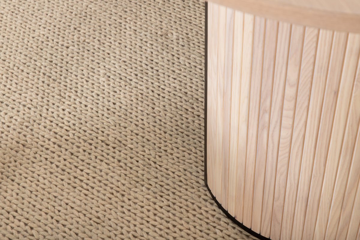 Teppich Soraya – handgewebt in zwei Farben aus Wolle