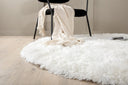 Teppich Elviana – Ø 200 cm in Beige aus Polyester