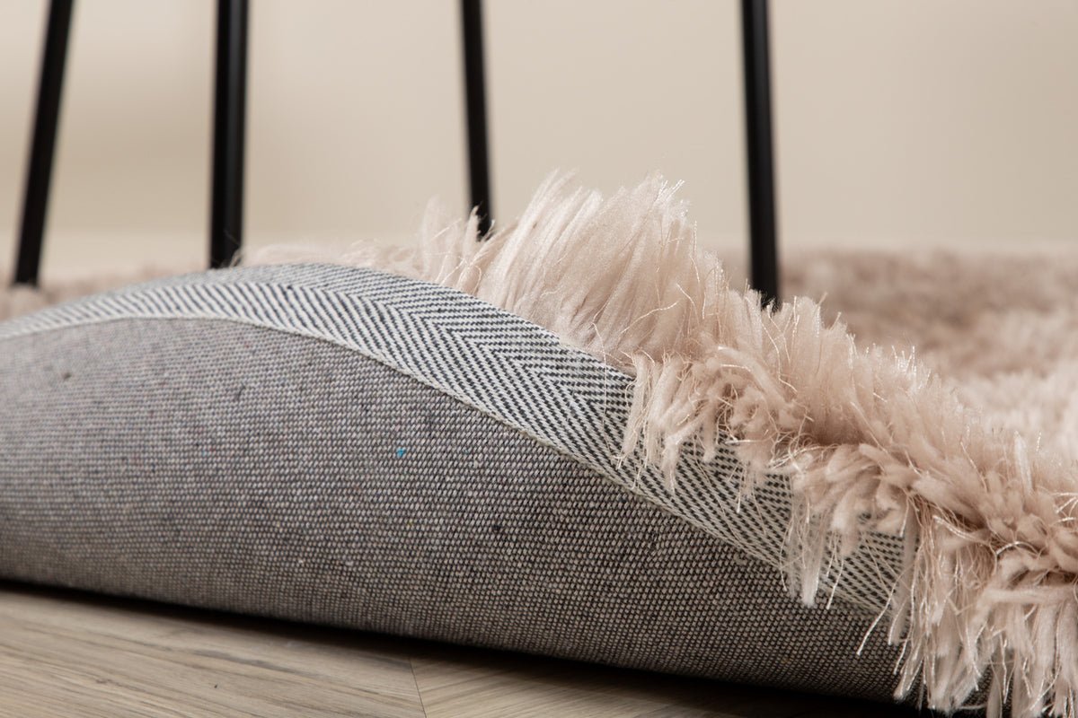 Teppich Elviana – Ø 200 cm in Beige aus Polyester