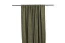Gardinen-Set Verta – mit Mehrband-System in Beige & Moosgrün