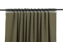 Gardinen-Set Verta – mit Mehrband-System in Beige & Moosgrün