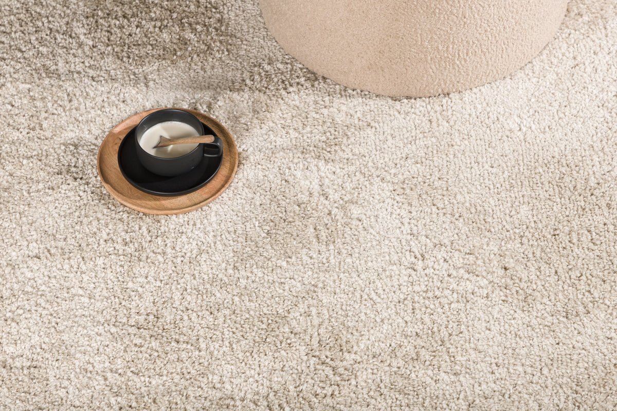 Hochflorteppich Oden – in drei Farben aus Polypropylen & Jute