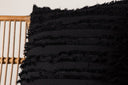 Cushion cover Erika - 45x45 cm in Black made of 100% cotton