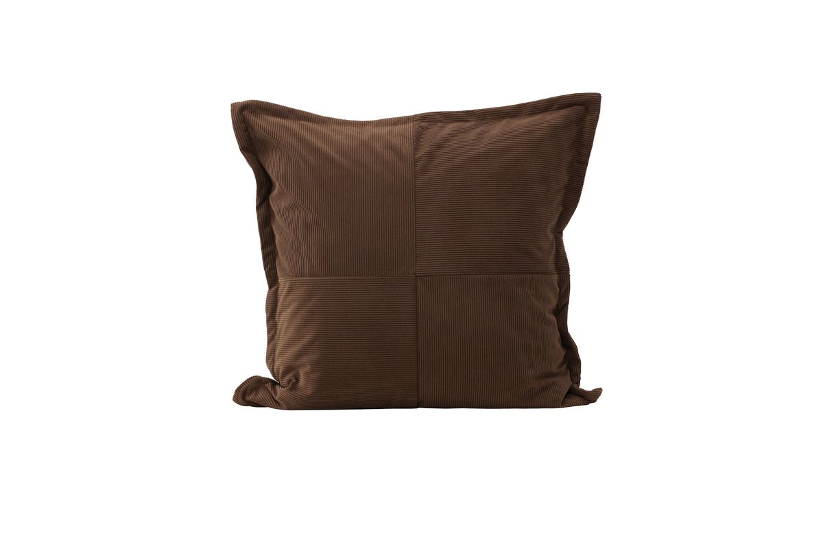 Cushion cover Budapest - 50x50 cm in Beige, dark green and Brown