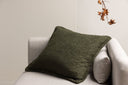 Kissenbezug Nature - 60x60 cm in Beige, Braun und Dunkelgrün