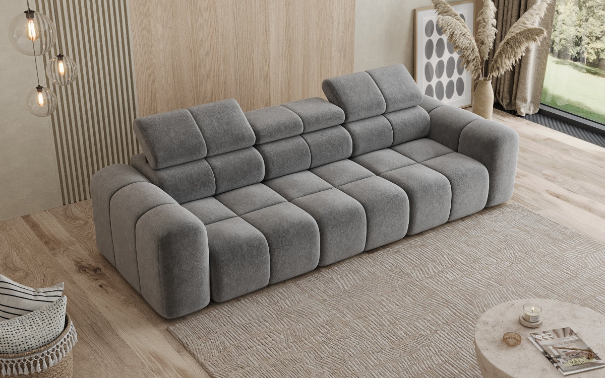 Designer Sofa 3 Sitzer Mia in Chenille