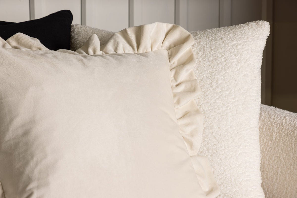 Cushion cover Essence - 50x50 cm in Beige, pink and White