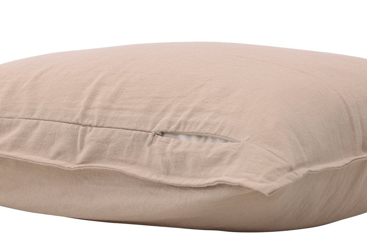 Cushion cover Hygge - 50x90 cm in Brown, Beige and White made of 100% cotton