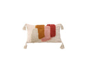 Cushion cover Vibe - 50x30 cm in White with colorful pattern