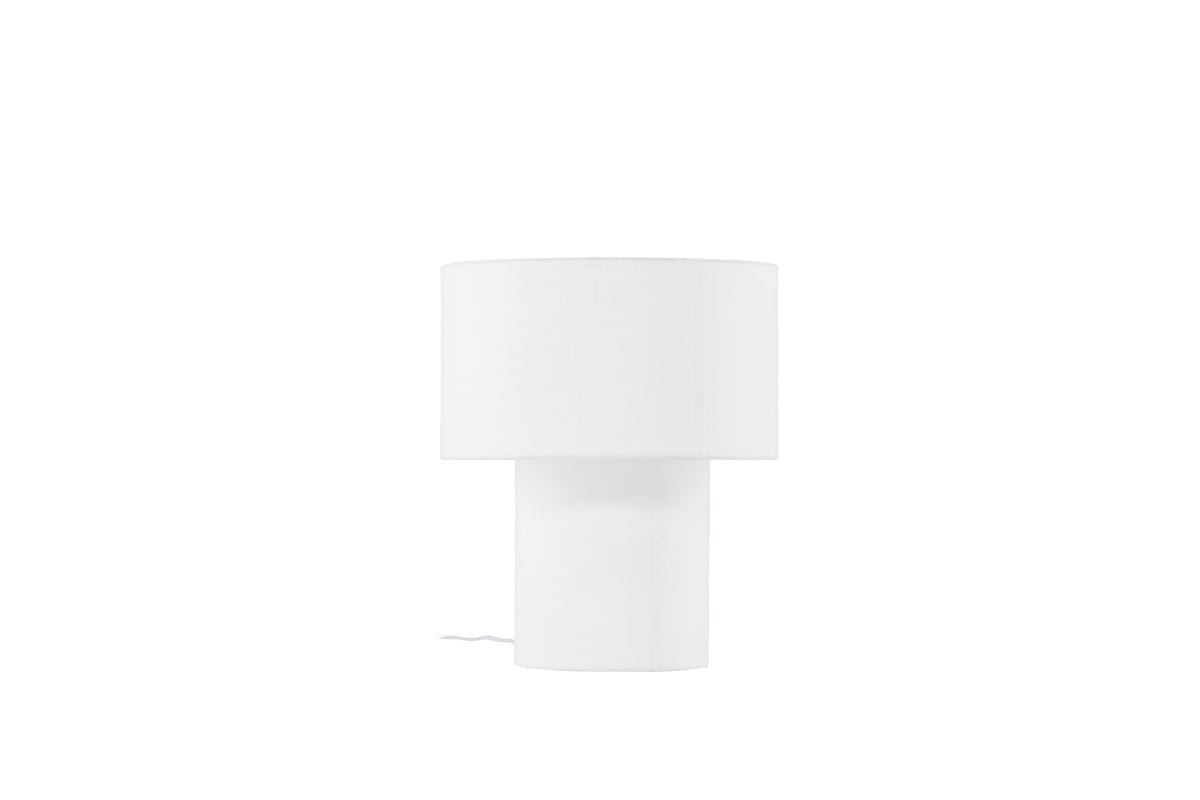 Table lamp "Gloria" – lamp base and lampshade made of fine linen fabric