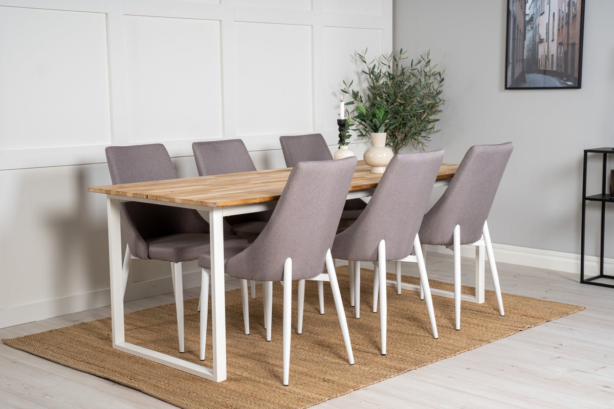 Dining table Suna - a combination of Scandinavian influences and clear, airy shapes