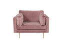 Armchair Pippi Longstocking - various colors and materials selectable