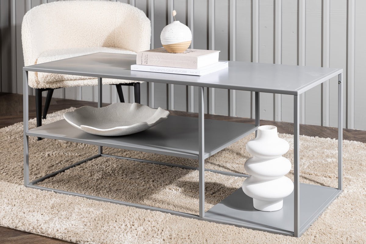 Coffee table/side table Nammos – in four colors with three storage surfaces