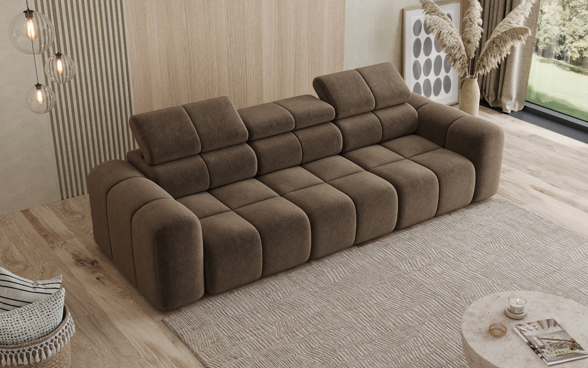 Designer Sofa 3 Sitzer Mia in Chenille