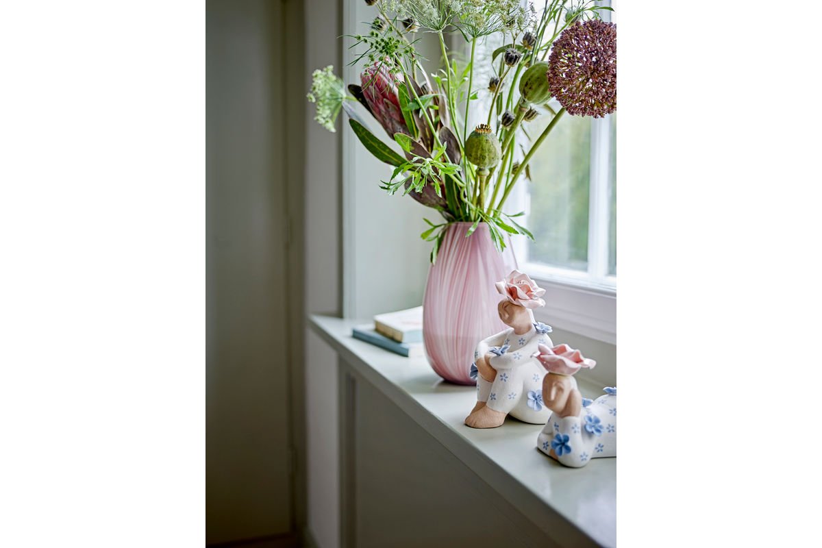 Vase "Ennia" – Rose-Colored Glass